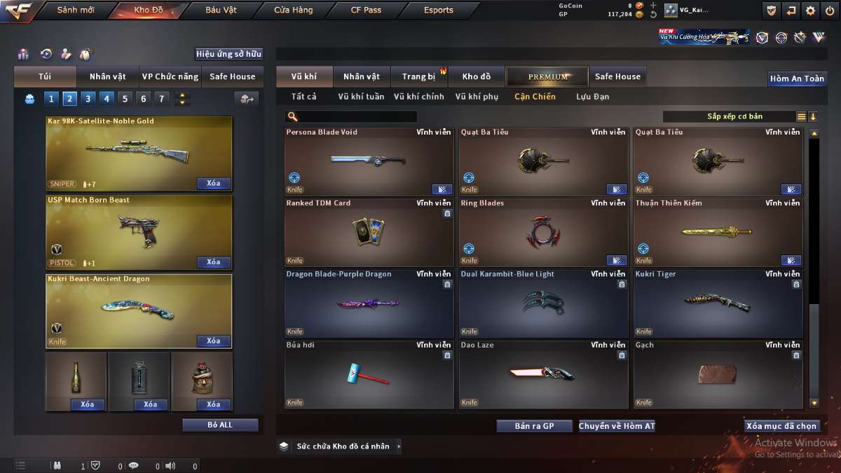 shop acc cf uy tin gia re